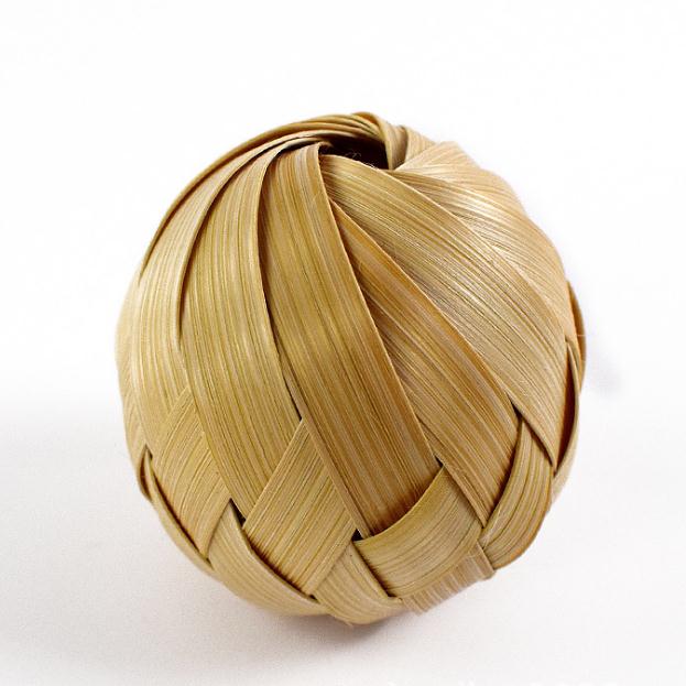 Handmade natural bamboo toy mini bamboo ball
