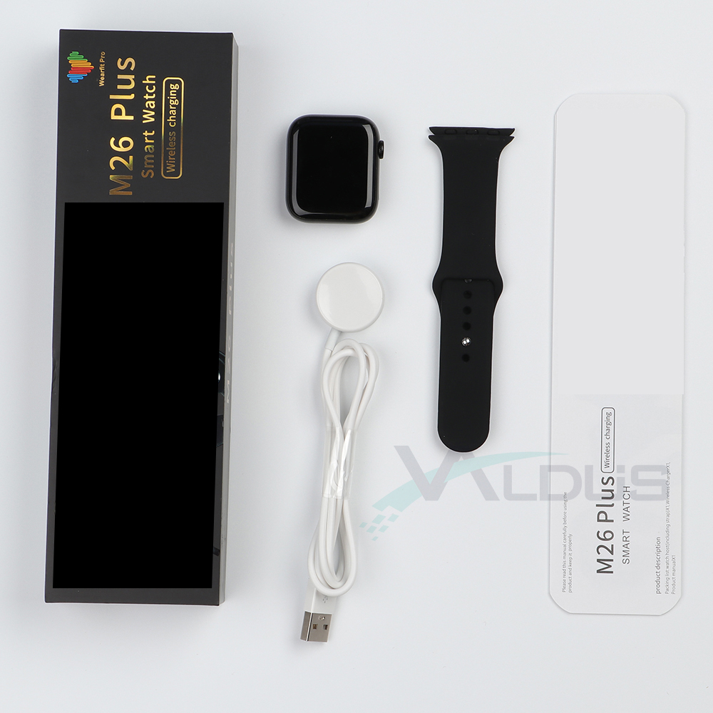 Wearfit Pro APP M26 plus reloj inteligente smartwatch iwo Смарт-часы серии 6 M26plus band