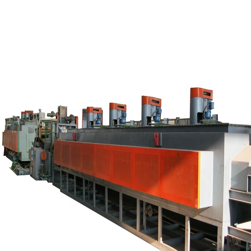 2021 CE Certified Natural Gas V Conveyor Tempering Furnace For Car Suspension Springs