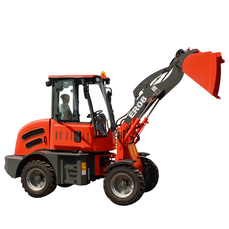 EVERUN ER08 EPA 800 кг сельскохозяйственная техника мини-погрузчик с ведром для снега