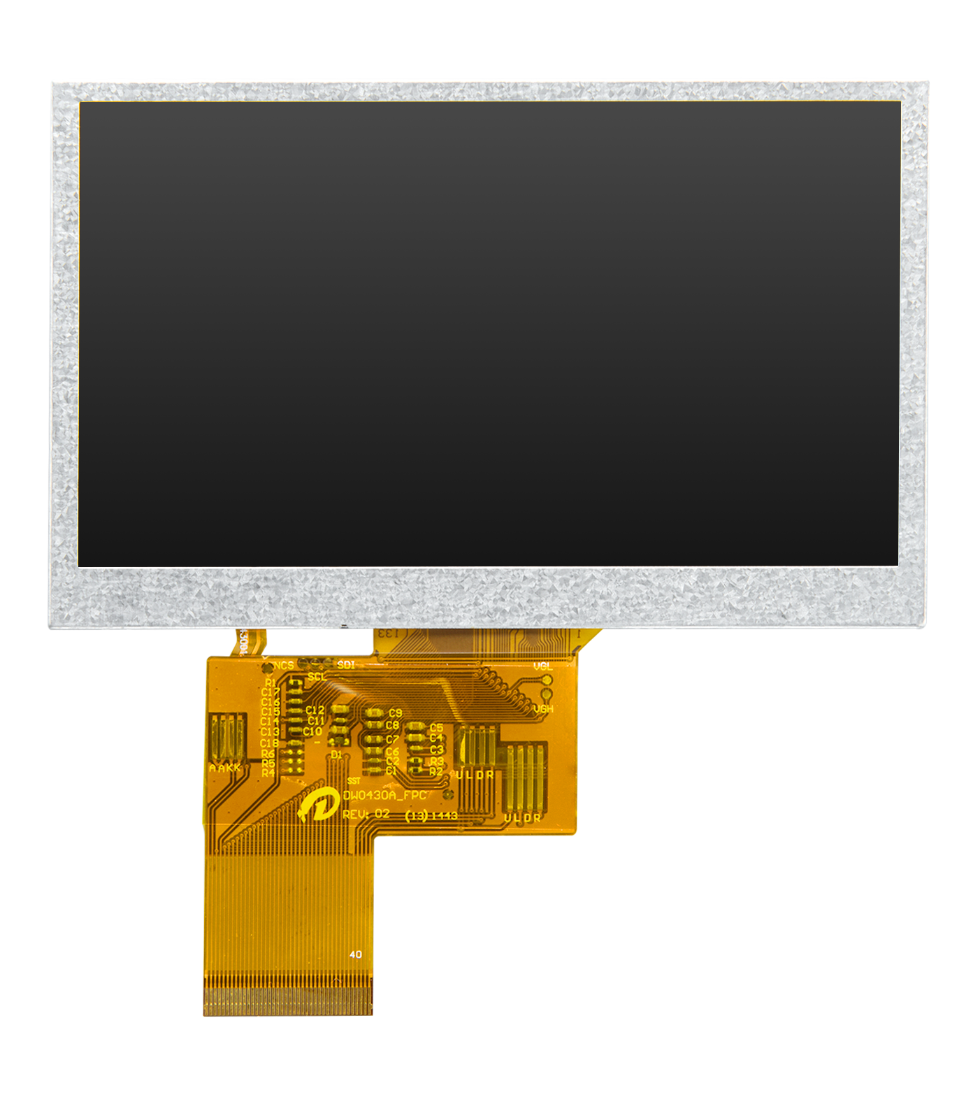 4,3 дюймов 480x272 IPS LCD полный угол обзора 4,3 "TFT LCD с резистивной сенсорной панелью
