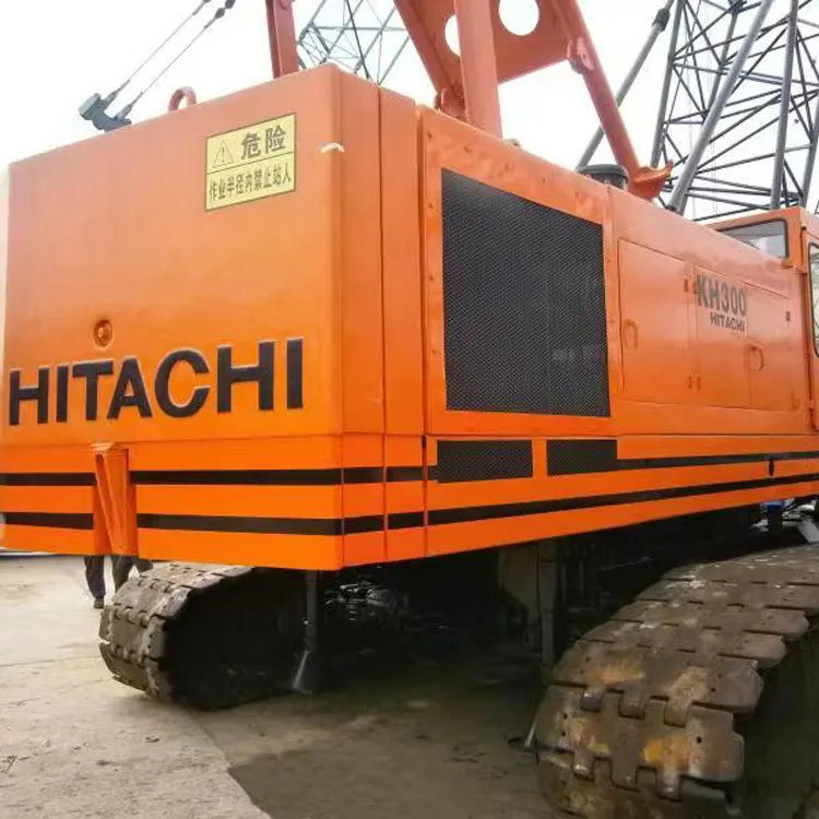 used HITACHI 80ton crawler crane for sale 66m