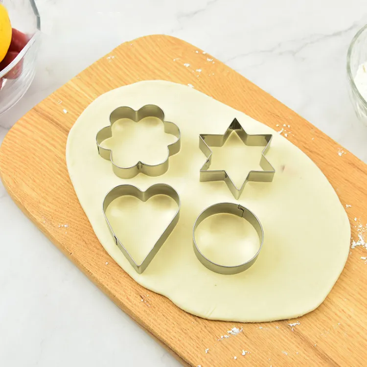 Bakeware Cookie Tools Stainless Steel Arabic Alphabet Embossed Cookie Cutter Set