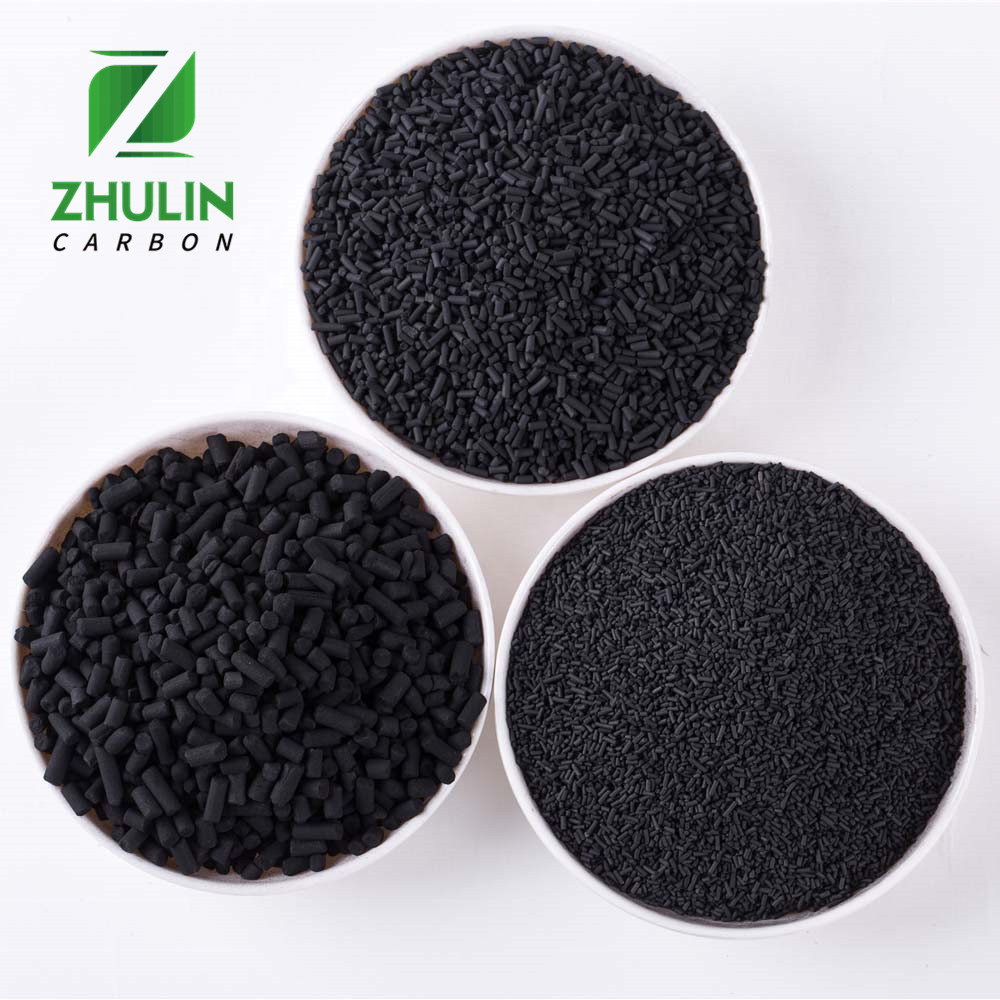 Impregnated Sulfur KOH NaOH Phosphoric Acid Potash Copper Oxide HgCl2 pellets columnar cylinder activated carbon