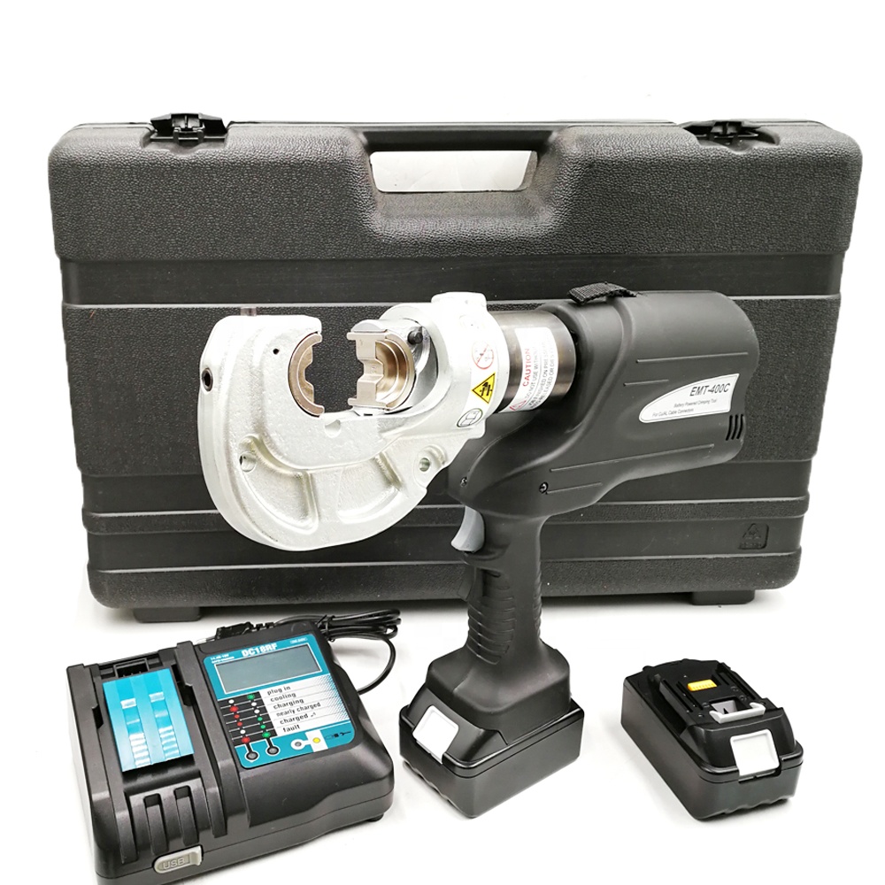 16-400 мм 2 bateria cabo Lug friso ferramenta EMT-400C prensa hidrulica de 12 тонн