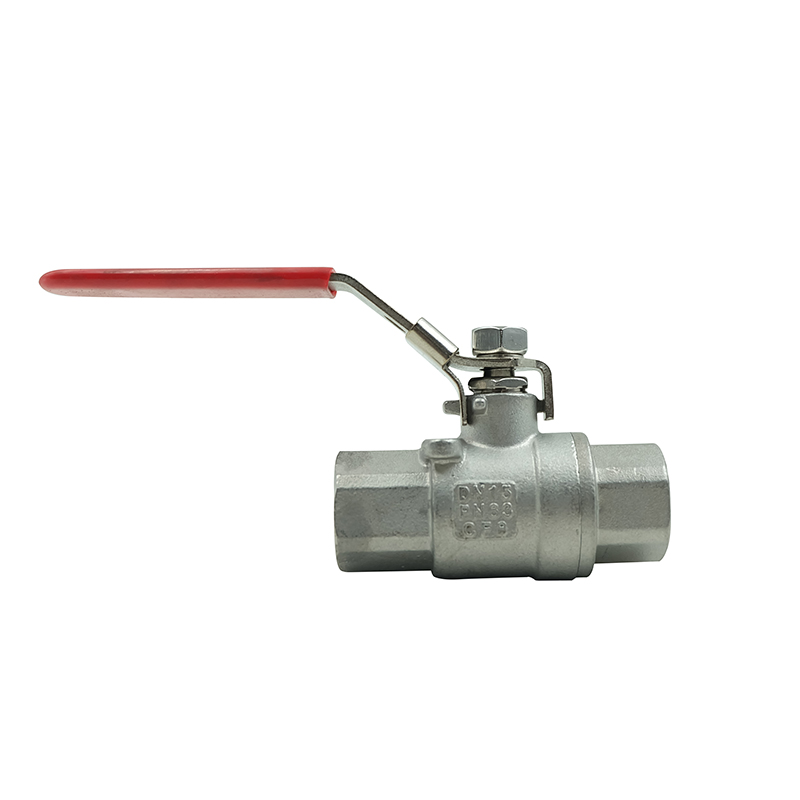 DKV 304 316L cf8m хорошая цена ручка из нержавеющей стали 2 шт женский шаровой клапан с замком