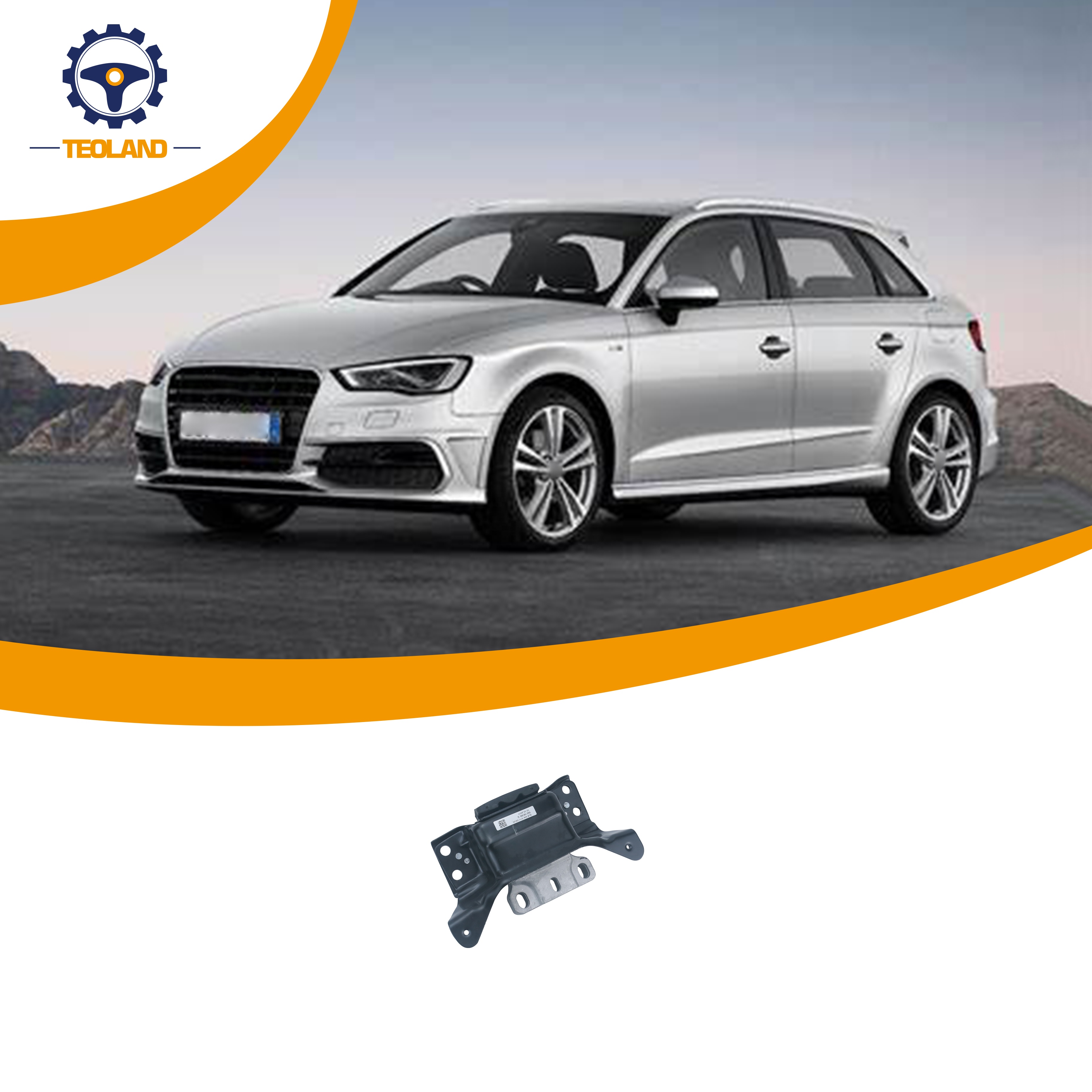 Левый Автомобильный кронштейн коробки передач двигателя для VW Audi 5Q0199555R