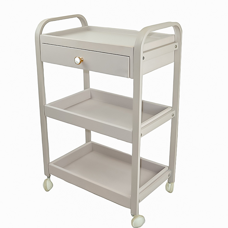Hot Sales Hair Salon Beauty Salon Barber Trolley For Barber Shop Hairdressing Station Salon Trolley Cart
