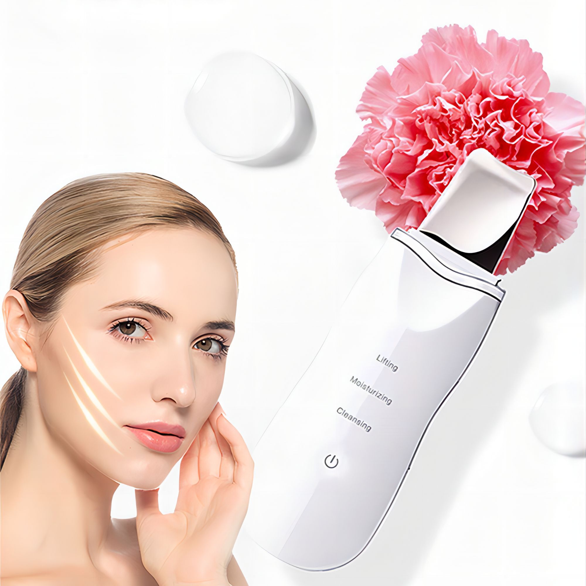 Electric Facial Dead Skin Peeling Professional Blackhead Remover Facial Scraper Sonic Clean Ultrasonic Skin Scrubber peeler