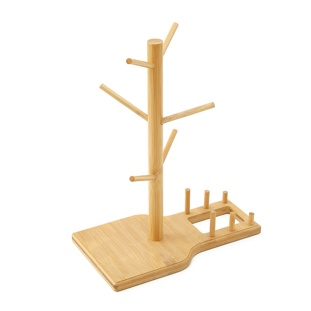 Home kitchen bamboo deluxe coffee cup water filter treeframe