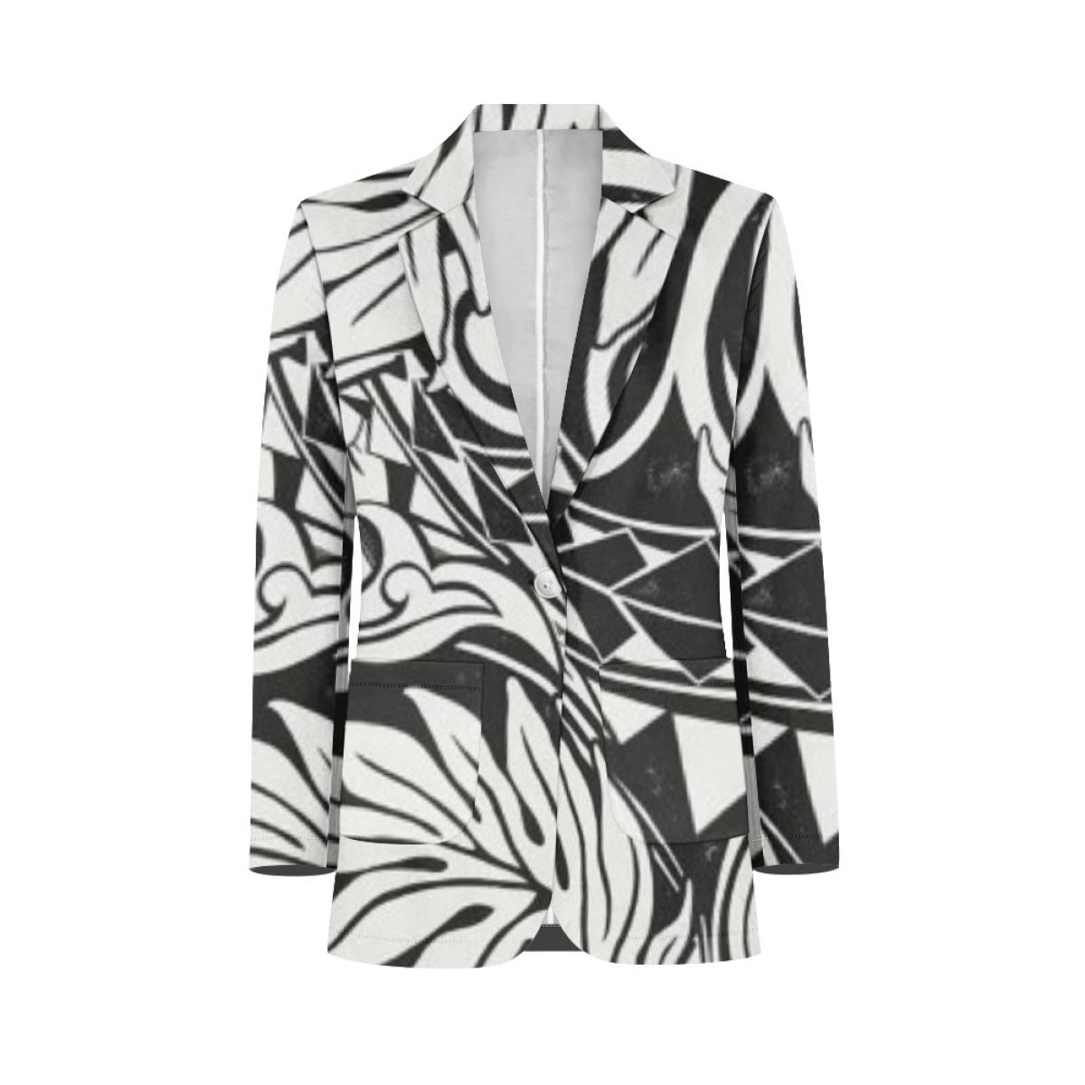 Logo Printing Women's Suit Personality Custom Wholesale High Quality Ladies Casual Blazer Sublimation Polynesia Suit Jacket