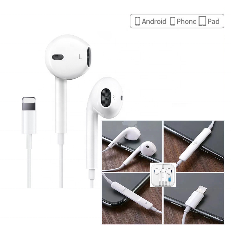Оригинальные проводные наушники для Apple, для Iphone, Ipad, Ipod, TPE, проводные наушники-вкладыши для Ios, Android