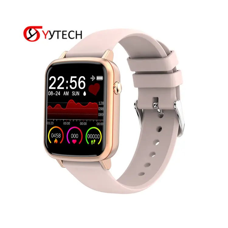 SYYTECH New 1.3 inch Full Touch Screen R25 Smart Watch Heart Rate Blood Pressure Monitoring Sports Pedometer Smart Bracelet