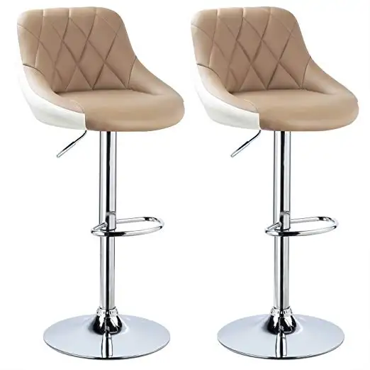 New Product Ideas 2021 Swivel Leather PU Kitchen Modern Bar Stools