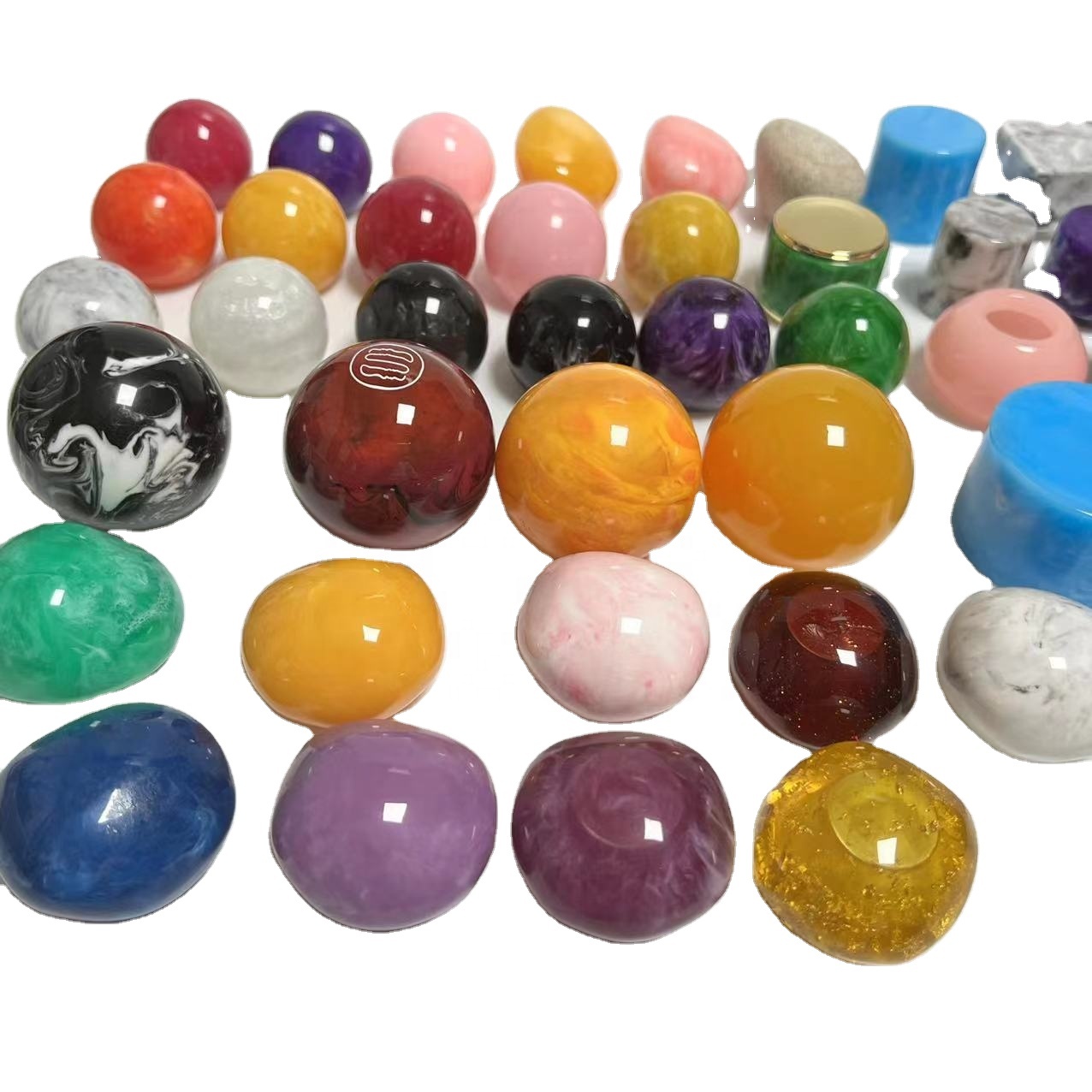 Custom Perfume Lid, Simple Design, Resin Perfume Cap, Ball Shape, Round Bottle Cover