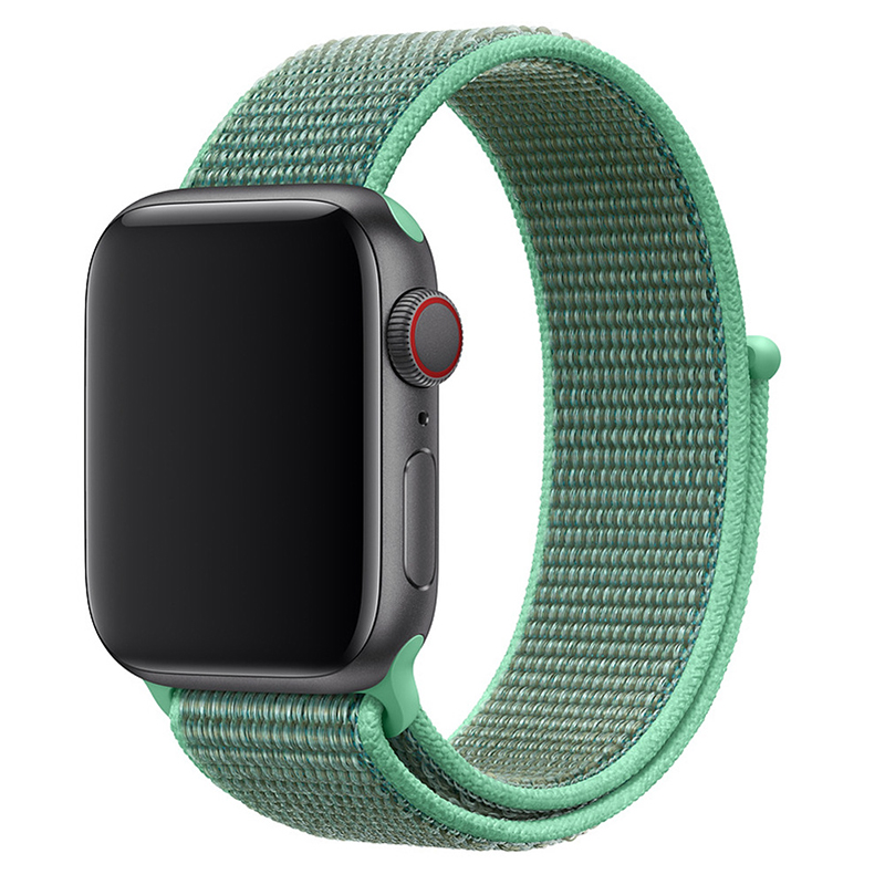 Ремешок сменный из дышащей ткани для Apple Watch 1 2 3 4 5 6, 70 цветов