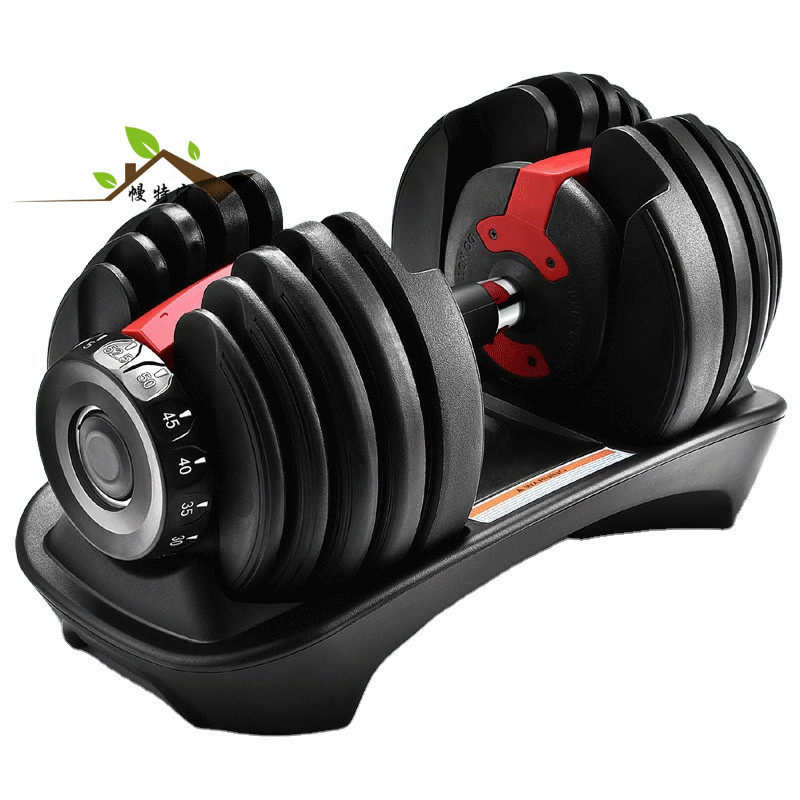 Amazon горячие продажи 24 кг 52.5LB фитнес оборудование 40kg Регулируемая вес гантелей комплект для бодибилдинга тренажерного зала регулируемый
