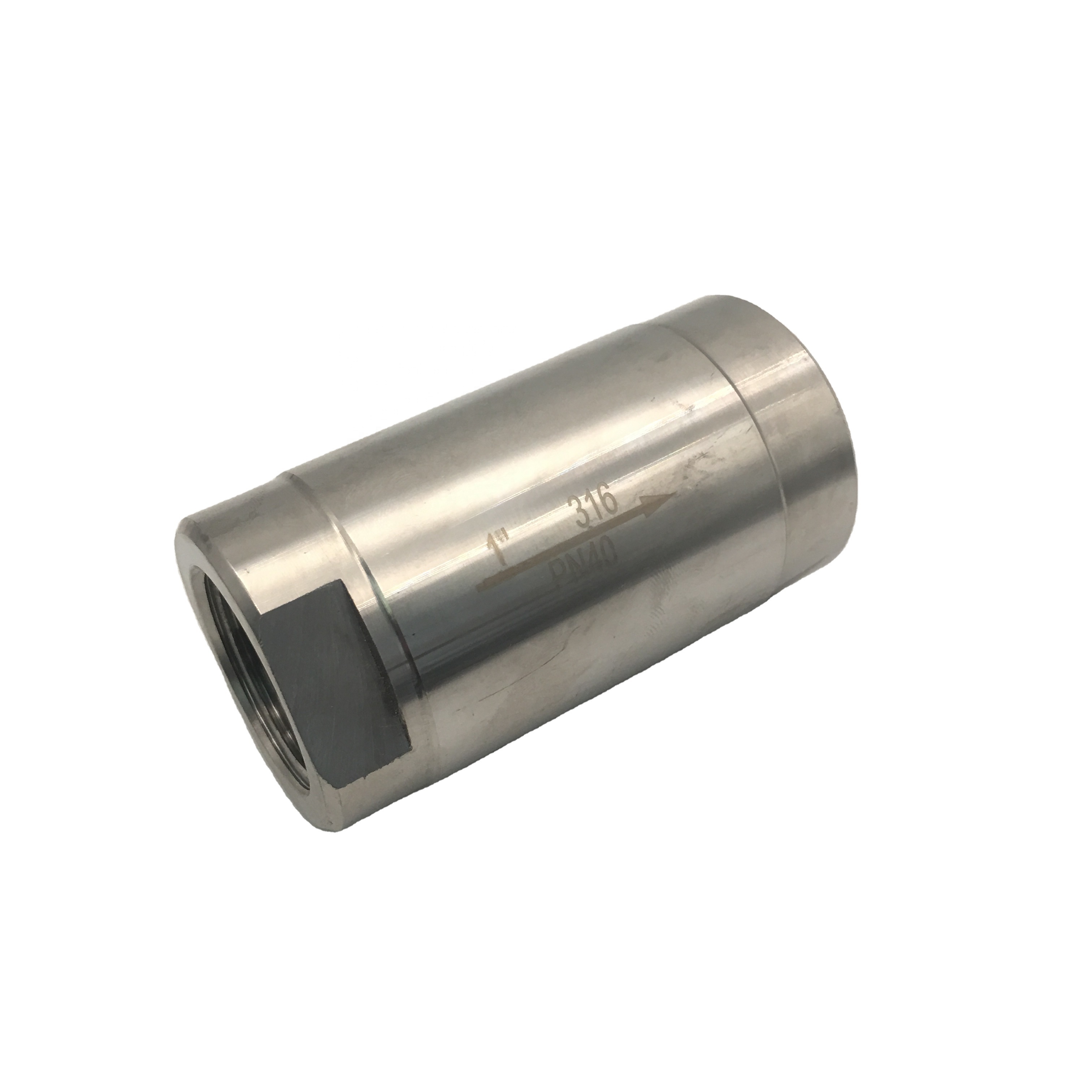 Фабрика питания Лидер продаж 1/4 ''до 3'' низкая цена 800PSI cf8m SS 304 316 ДНЯО BSP нержавеющая сталь 1 шт. Весна вертикальный обратный клапан