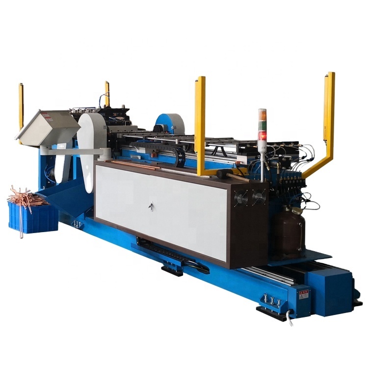 Full automatic condenser copper pipe bending machine for long U shape hairpin tubes in AC