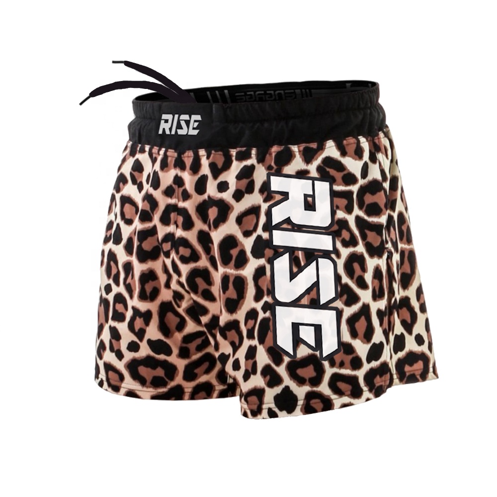 Custom design light weight 4 way stretchy mma bjj jiu jistu swim mens hybrid fight shorts