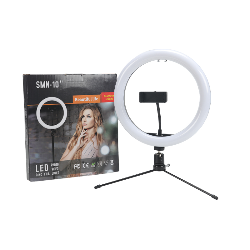 26 см 10 "Диммируемый портативный Аро Анильо де ЛЮЗ led видео кольцо свет Селфи