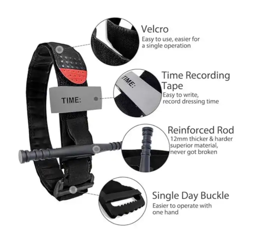 Disposable Nylon Survival Trauma First Aid Combat Hemostatic Emergency CAT Tactical Tourniquet