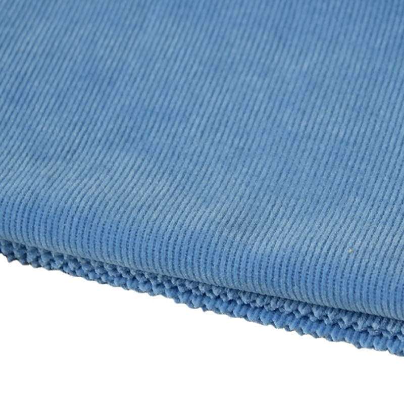 CHENILLE NARROW STRIPE PLAIN DYED KNIT FABRIC FOR BABY AND KIDS