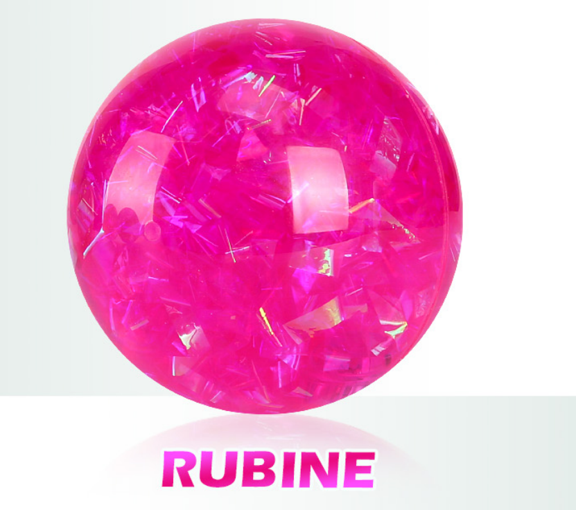 PopGlo Bouncing Water Balls with Flashing LED Lights, Set of 4 - 2.5 in. Flashing LED Ball