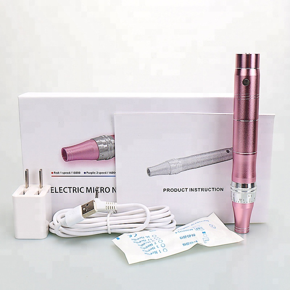 2019 перезаряжаемая ручка microoneedling dr ручка derma роликовая ручка омоложение кожи microoneedle derma ручка