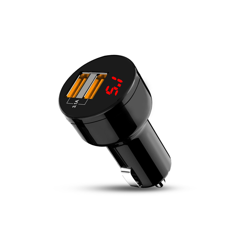 Бесплатный Образец OEM Быстрая зарядка 3,0 Портативный 3.1A 2 порта Usb Автомобильное зарядное устройство для iphone зарядки