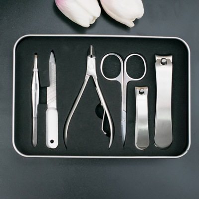Leather Manufacturer Wholesale High Quality Beauty Manicure Nail Clipper Girl Manicure Set