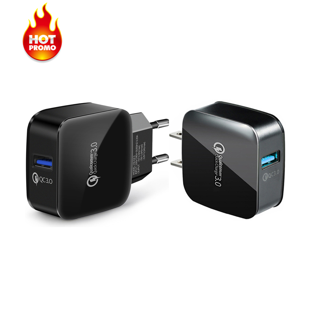 Горячая продажа быстрая зарядка QC3.0 12 Вт USB адаптер питания настенное зарядное устройство