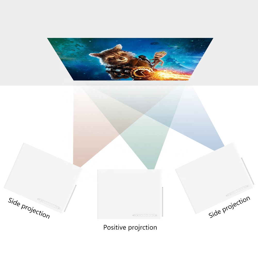 XIDU Full HD portable projector 1080p native 4k projector 14000 high lumen LCD video film projector