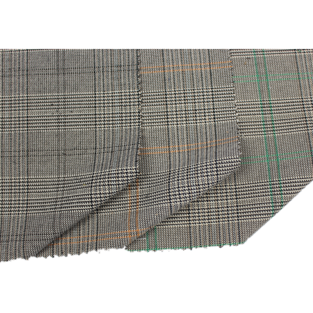 Viscose/polyester weft elastic fabric is used for suit coat and home textile sofa