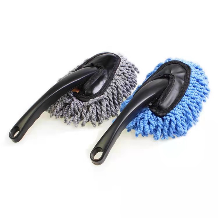 Multi-functional Car Duster Cleaning Dirt Dust Clean Brush Dusting Tool Mop Gray Car Cleaning Products