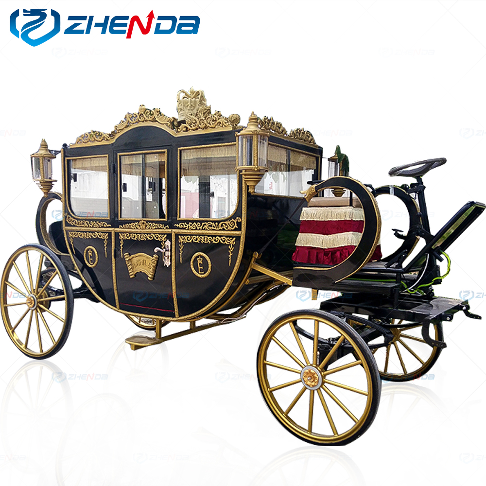 British style royal horse drawn carriage stage coach for sightseeing