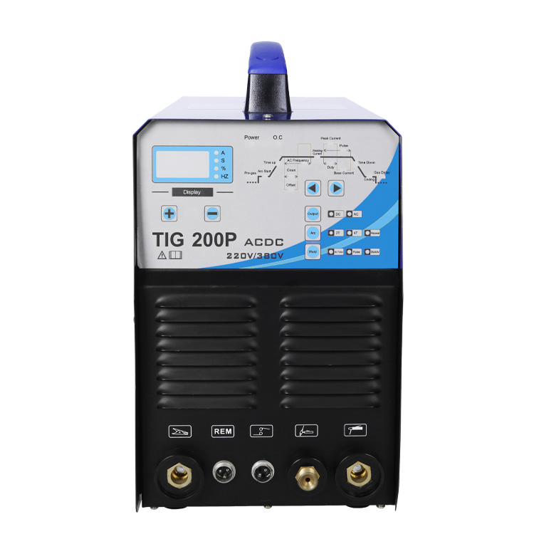 High Quality AC DC Pulse TIG Welder 200 amp Inverter TIG ARC Aluminum Welding Machine