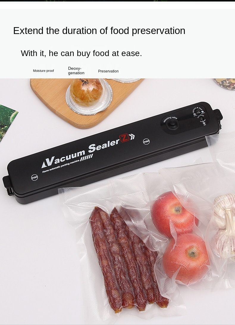 Automatic vacuum sealing machine Kitchen appliances Portable household fresh-keeping food packaging sealing machine