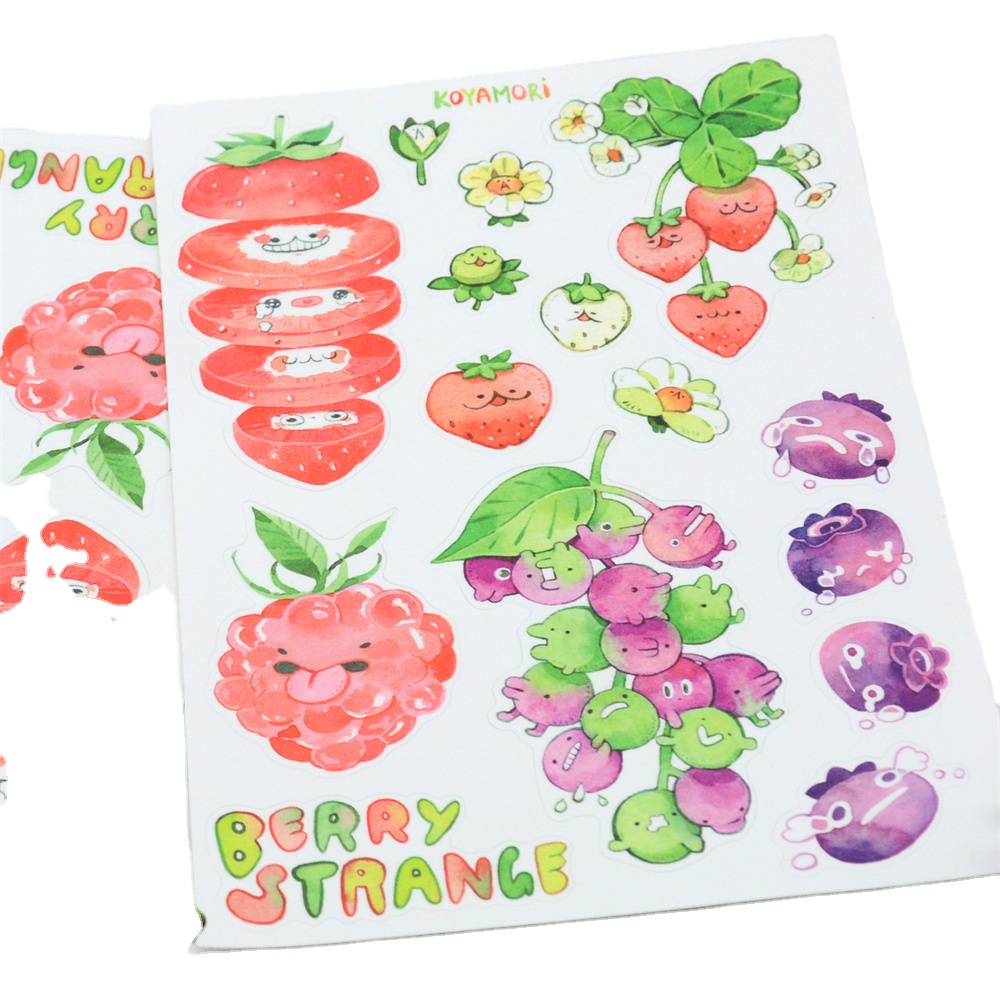 Explosive 2024 new product Business hand-painted stick figure stickers for hand-ledger kindergarten children, stationery