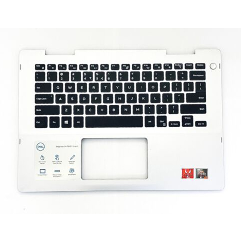 Новинка для Dell Inspiron 5482 5481 Подставка для рук верхняя крышка Серебряная клавиатура с подсветкой 041KVJ