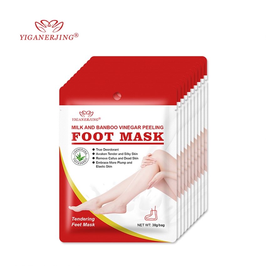 Маска для ног Mascarilla Para Pies пилинг средство для ухода за кожей ног отшелушивающая маска для ног из козьего молока увлажняющая отшелушивающая маска для ног