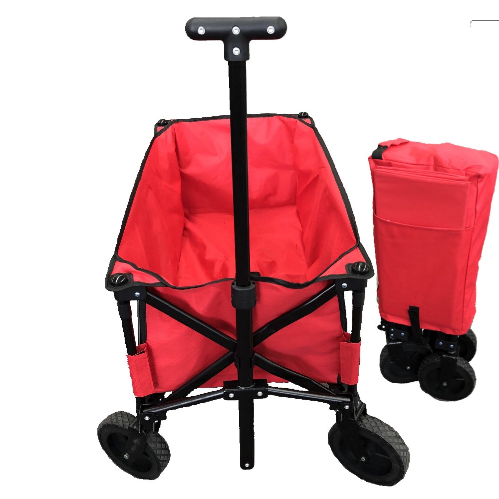 Collapsible wagon foldable trolley cart beach wagon cart