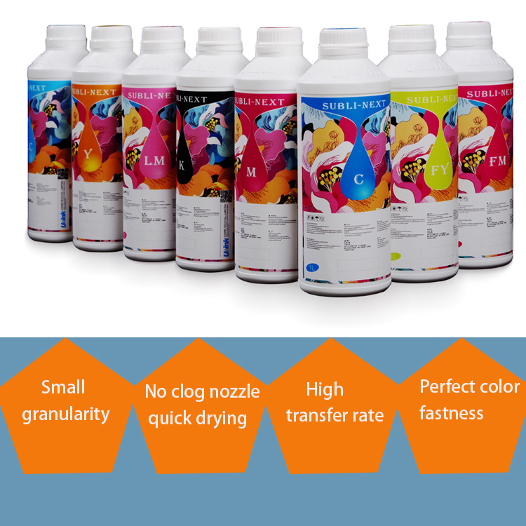 glow in the dark sublimation ink photo black fcolor sublimation ink for epson l455 l1110