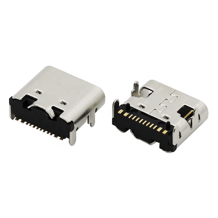 Устойчивое качество поверхностное крепление SMT 16P USB Тип C розетка Реверсивный разъем V3.1