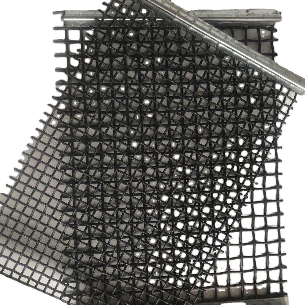vibrating screen mesh High manganese 65Mn steel wire quarry mine crusher sieve Screen mesh factory pirce