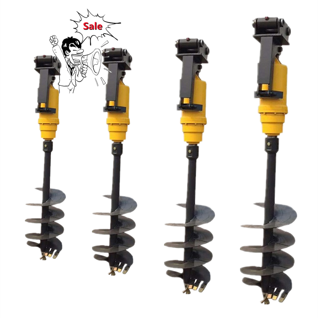 Auger Drive Unit Earth Drill Hydraulic Earth Auger For 10-15 Tons Excavator