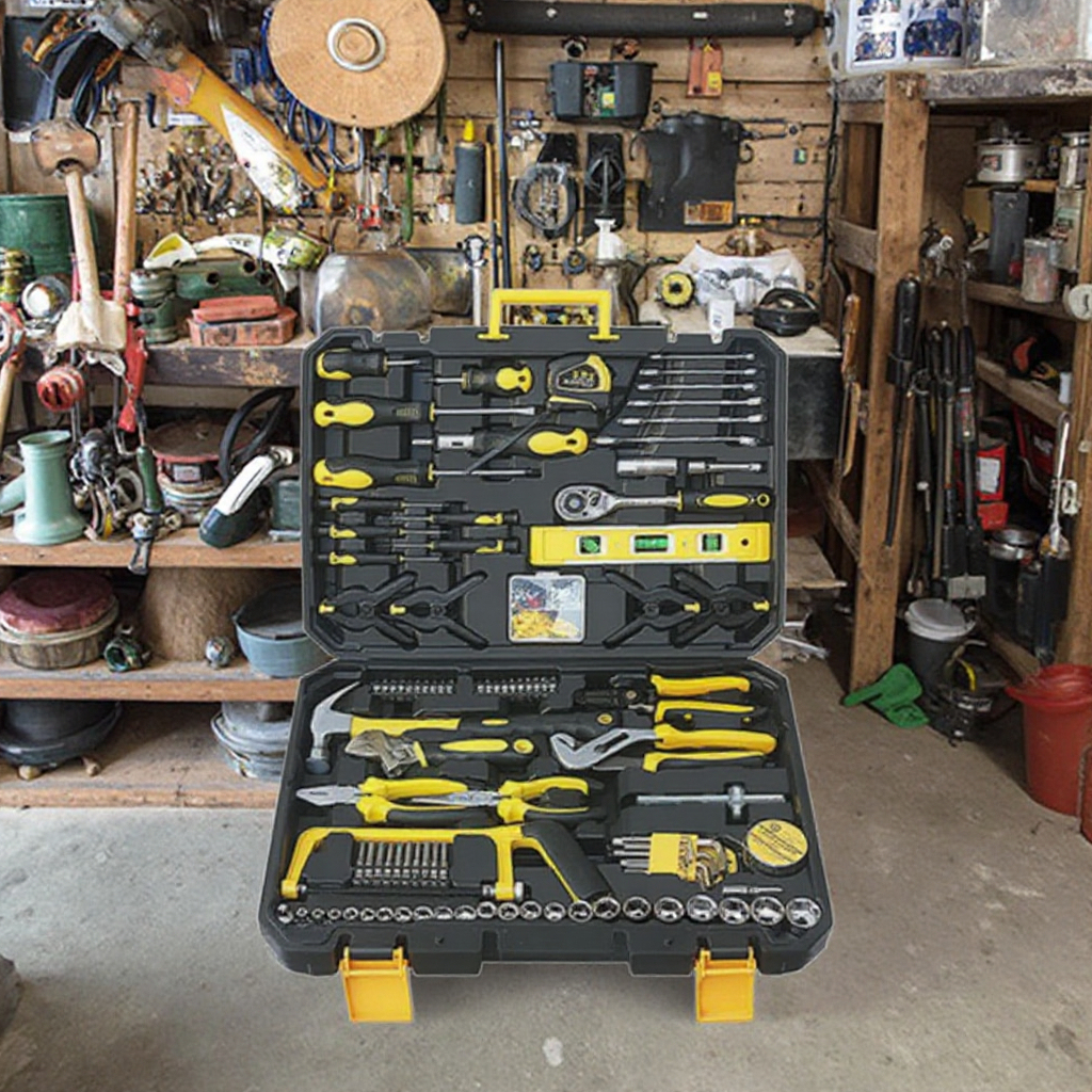 Multi-Functional Household Manual Hardware Tool Set Woodworking Automotive Repair Garden Supplies Decoration Includes Toolkit