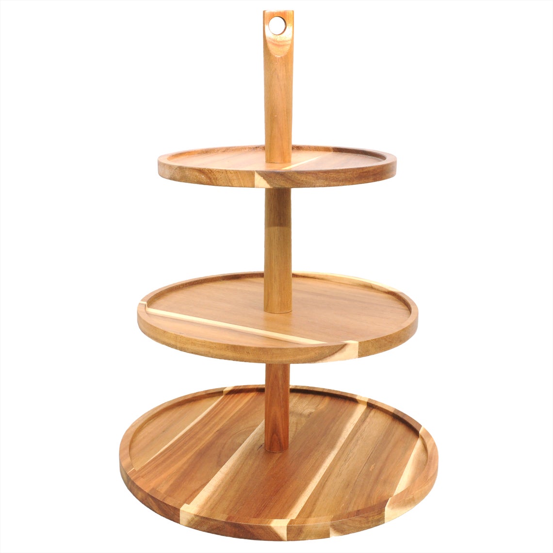 3 Tier Cupcake Stand and Serving Tray for Donuts and Desserts, Tiered Cupcake Holder and Handmade Rustic Wood Wedding Cake Stand