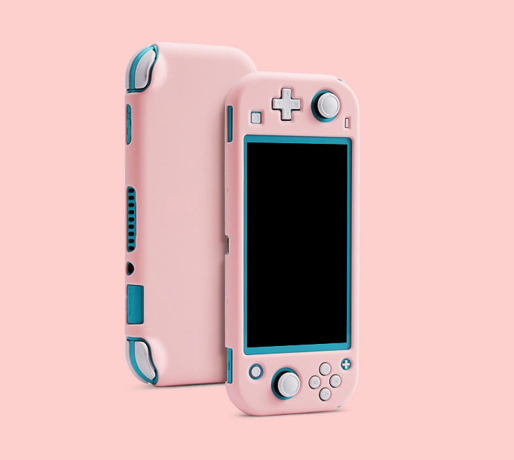 Розовый Мягкий силиконовый чехол для Nintendos Switch Lite, эргономичный нескользящий защитный чехол для консоли NS Switch Lite Mini