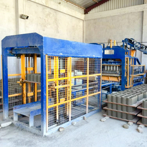 QT4-18 brick construction equipment cement hollow block making machine for building house